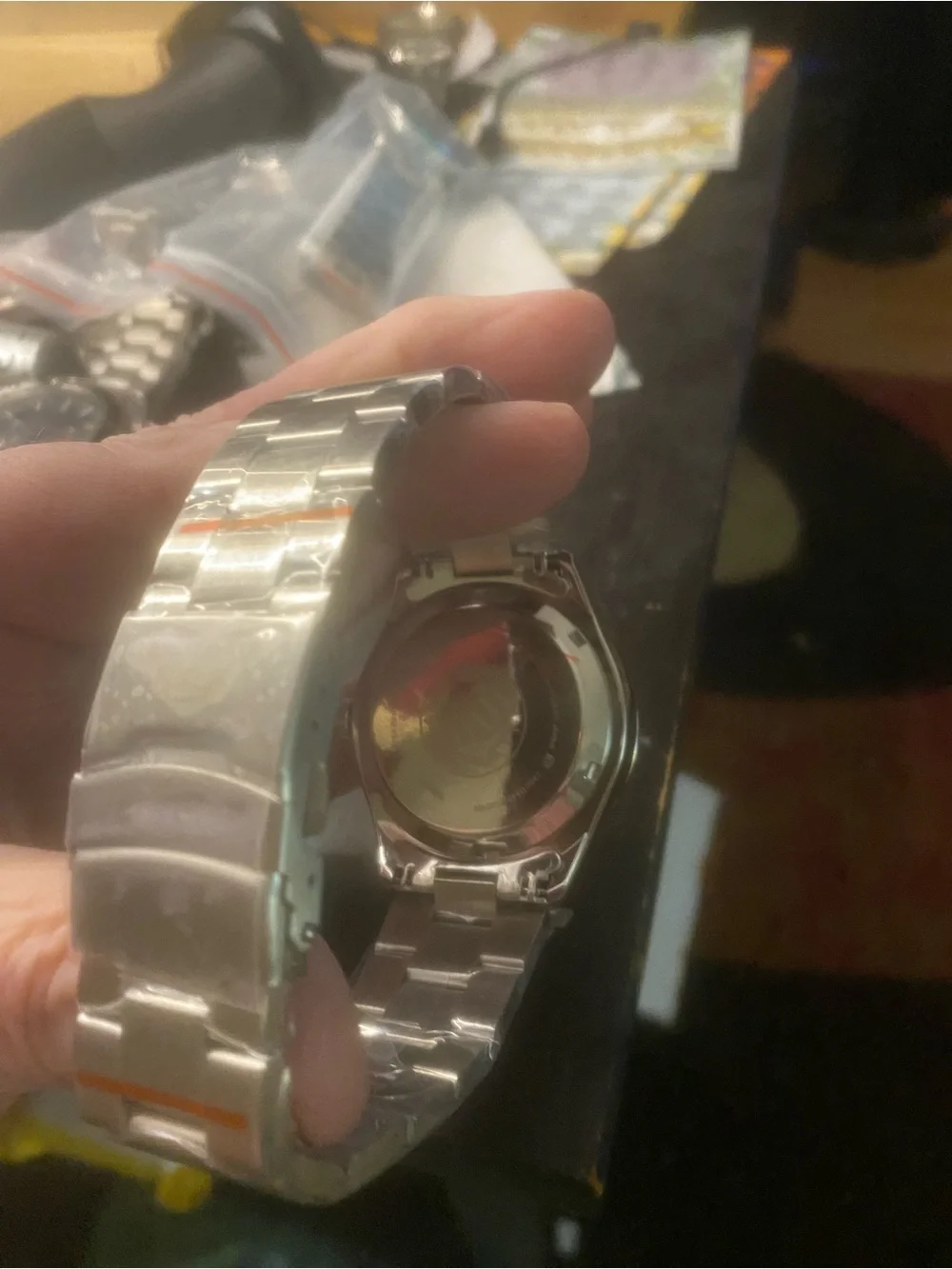 New Orient Stainless Steel Dive Watch - Black Face